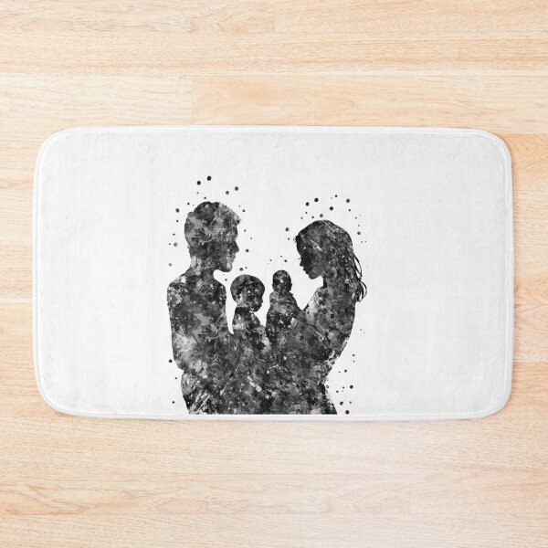 Item preview, Madre padre hijo e hija designed and sold by Rosaliartbook.