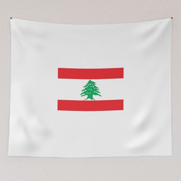 Aperçu de l'œuvre Drapeau du Liban علم لبنان créée et vendue par foreveryone.