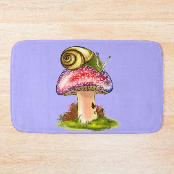 Item preview, Snail chillin on a mushroom. designed and sold by theerraticmind.
