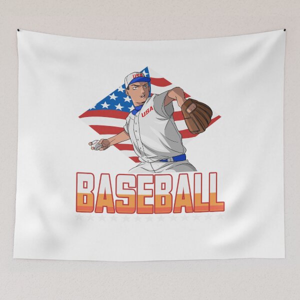 Item preview, Softball American Flag Baseball USA designed and sold by Nosek1ng.