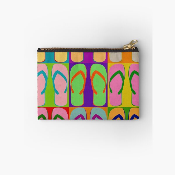 Item preview, Summer Pop Art Design Retro Graphic Flip Flop Sandal Shoe  designed and sold by joannejgg.