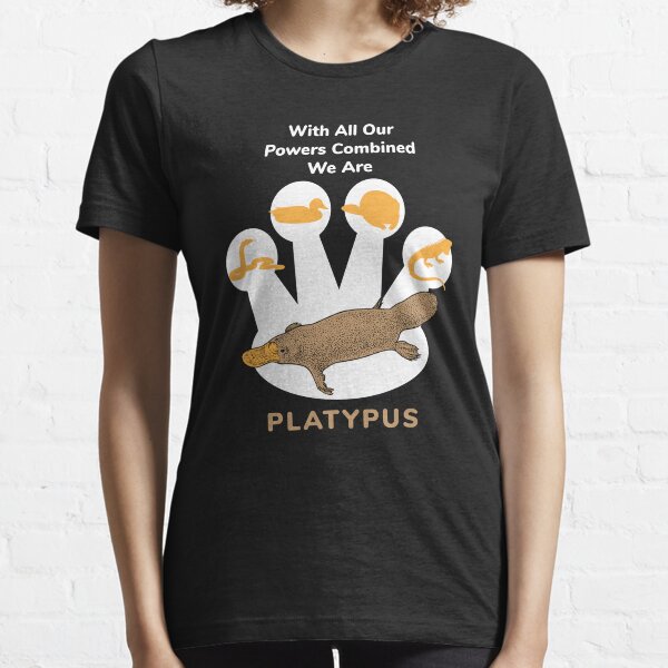 Item preview, Power Combined Platypus Platypus Platypus Mammal designed and sold by MooonTees.