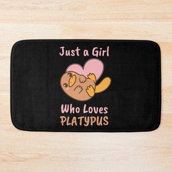 Item preview, Just A Girl Who Loves Platypus Platypus Sweet Cute designed and sold by MooonTees.