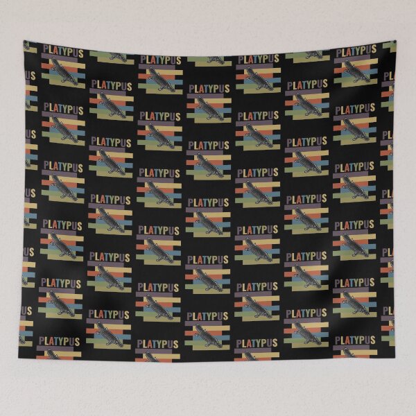 Item preview, Platypus Platypus Platypus Retro Vintage Animal designed and sold by MooonTees.