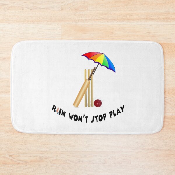 Item preview,  Rain Won't Stop Play Cricket Lovers Funny Message Gift Ideas designed and sold by mygiftideas.