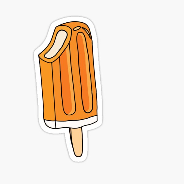 "Creamsicle Popsicle" Sticker for Sale by hopejosti00 Redbubble
