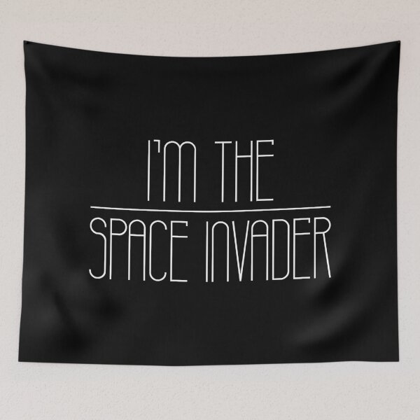 Item preview, Space Invader (white) designed and sold by didijuca.