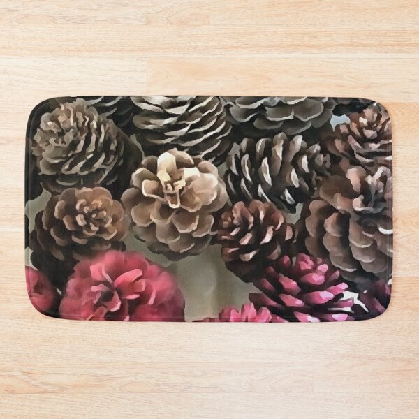 Item preview, Organic Pine Cone Holiday Ornaments Painting designed and sold by taiche.