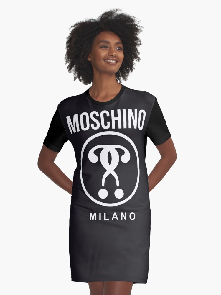 t shirt dress moschino