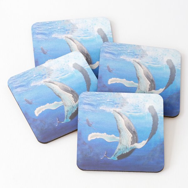 Item preview, Playful Wave From a Whale designed and sold by WatersEdgeGal.