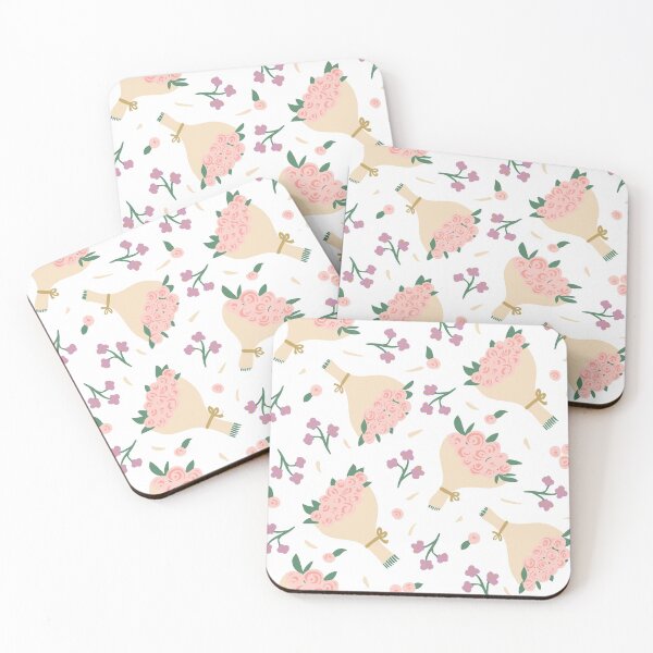 Item preview, Bouquet of Pink Roses Pattern designed and sold by rocketandindigo.