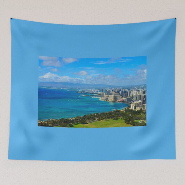 Item preview, Honolulu city view designed and sold by raymona pooler.