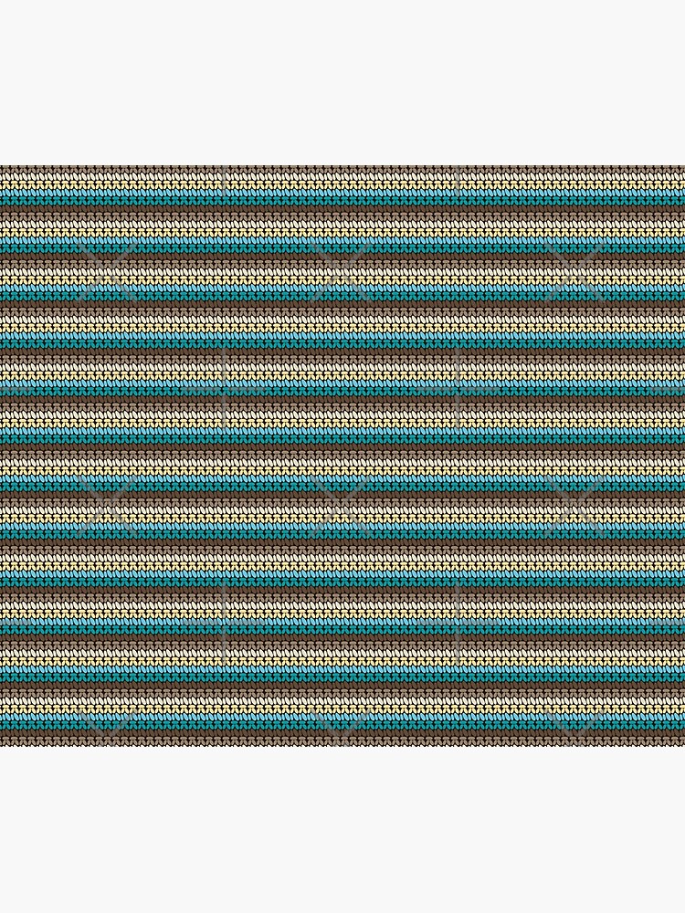 Pseudo crochet pattern with beach and ocean colors by nobelbunt