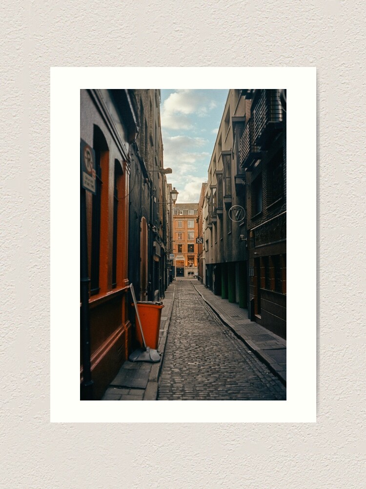 Dublin Alleyway Art Print By Bogielownstien Redbubble