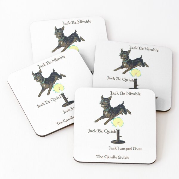 Item preview, JACK BE NIMBLE, JACK BE QUICK (Clear Background with text) designed and sold by johndhalsted.