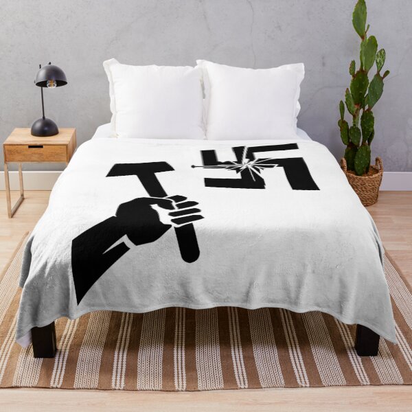 Item preview, Swastika Smashed By Hammer designed and sold by Inclusivitees.