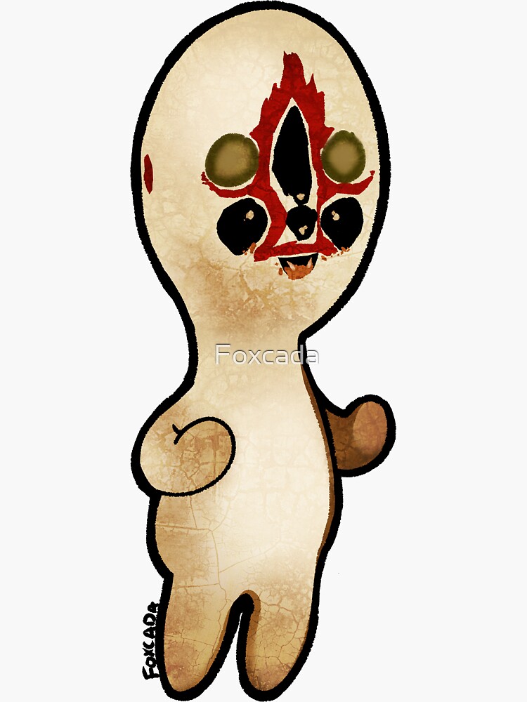 SCP-173 Chibi Sticker for Sale by Foxcada