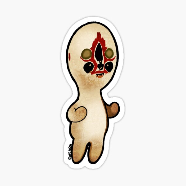 Scp 173 Stickers Redbubble - scp 173 roblox decal
