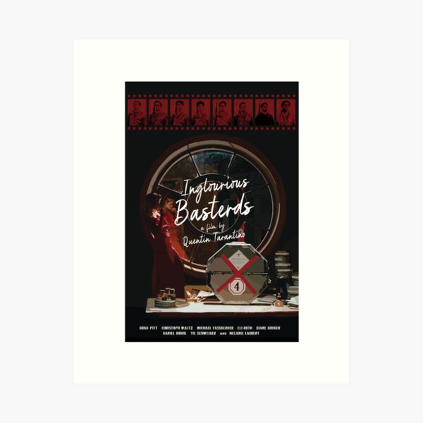 Inglourious Basterds alternative movie poster Art Print