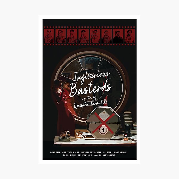 Inglourious Basterds alternative movie poster Photographic Print