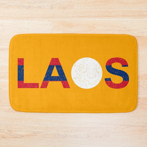 Item preview, Laos Flag designed and sold by crizzinho.