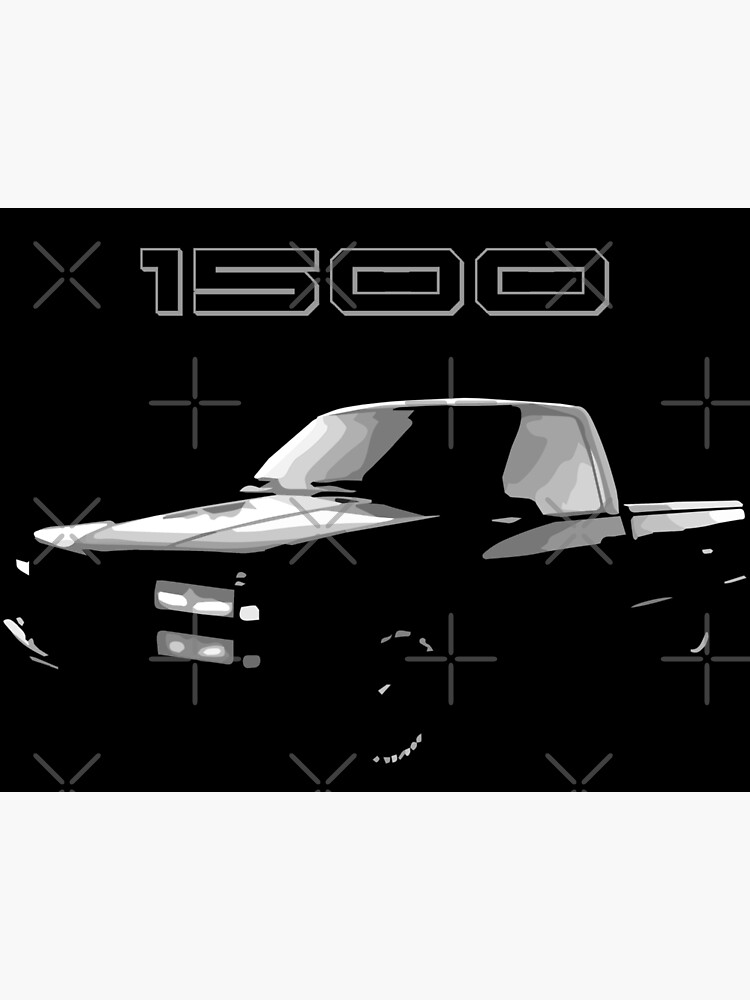Disover 1990 Chevy 1500 Pickup Truck Premium Matte Vertical Poster