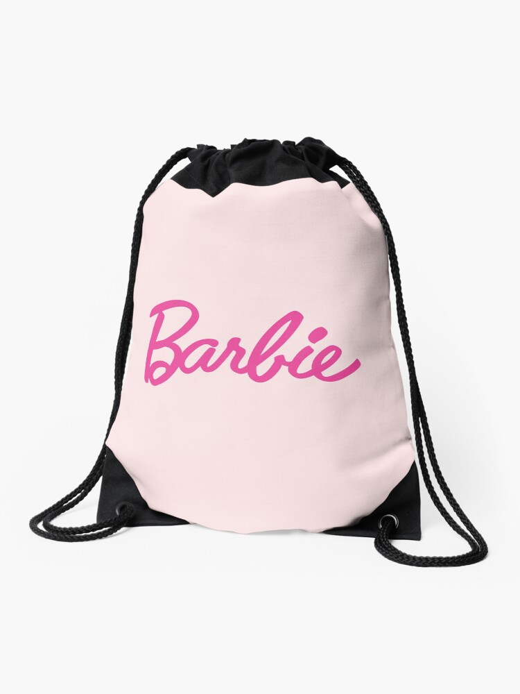 barbie drawstring bag