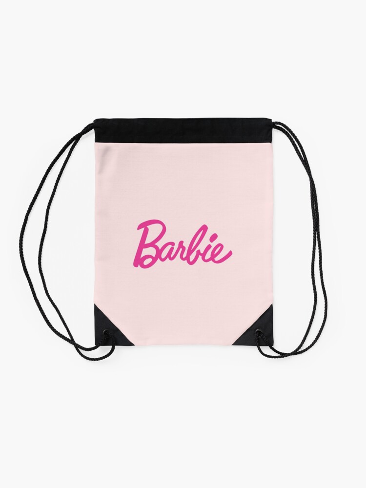 barbie drawstring bag