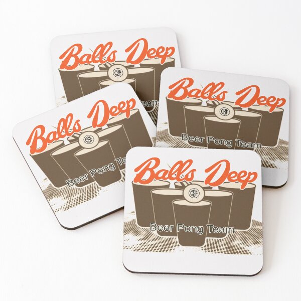 Item preview, Balls Deep - Beer Pong Team designed and sold by crazy-s-factory.