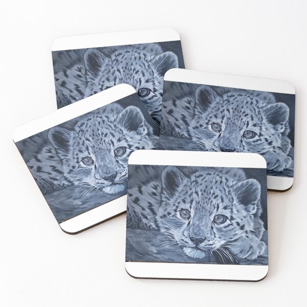 Item preview, Spotted - Snow Leopard Cub designed and sold by RailtonArt.