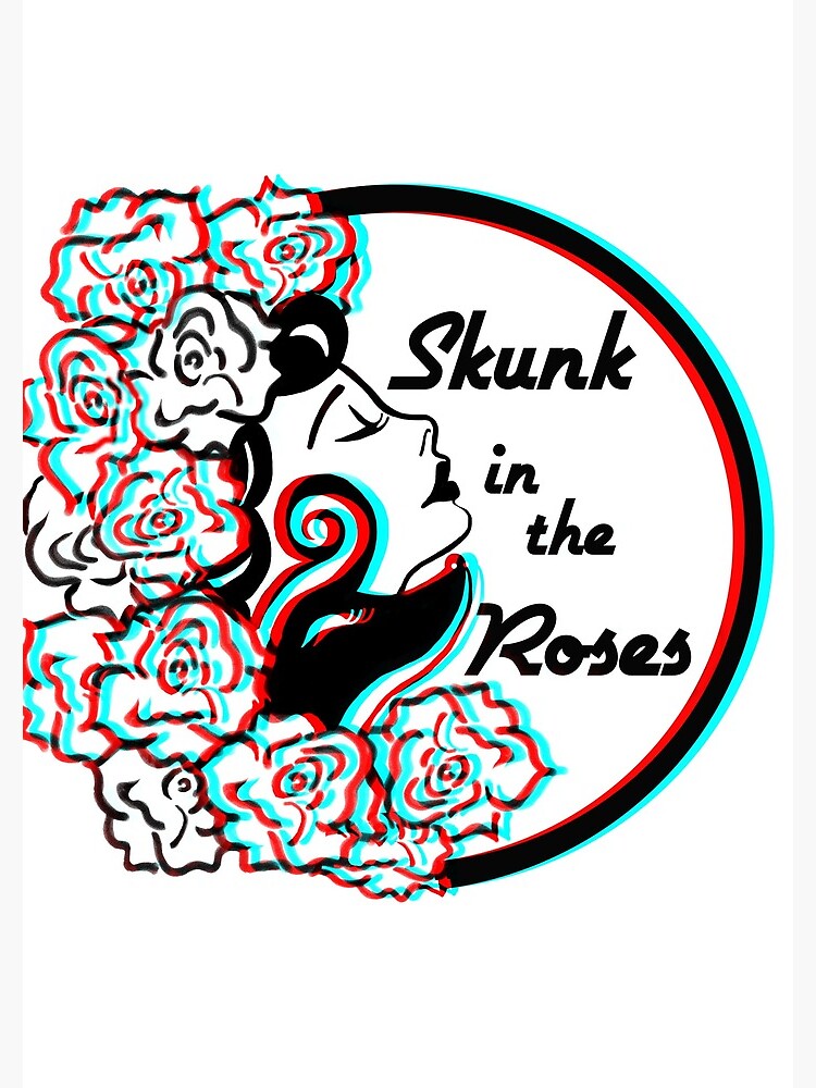 Skunk in the Roses by debraroberge