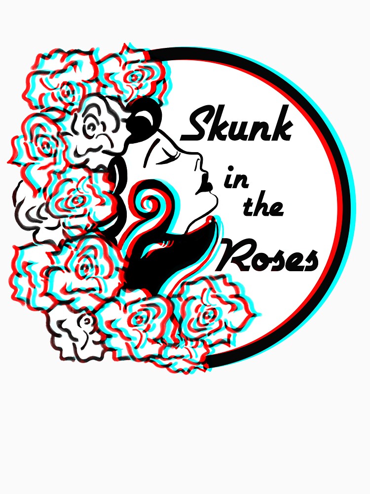 Skunk in the Roses by debraroberge