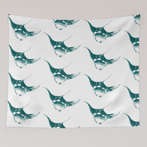 Item preview, ocean manta ray designed and sold by sadieapples.