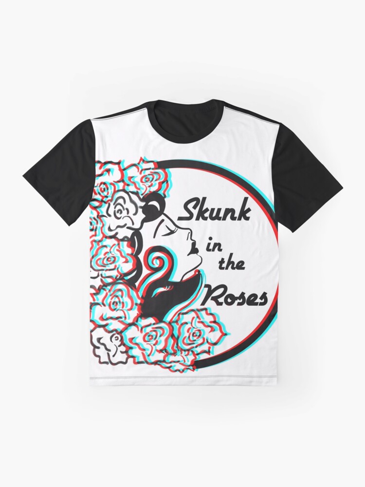 Alternate view of Skunk in the Roses Graphic T-Shirt