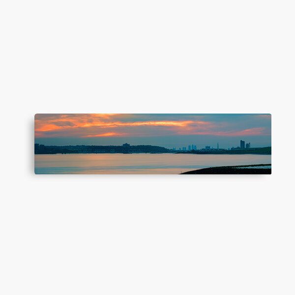 River Thames Panorama Rainham Canvas Print