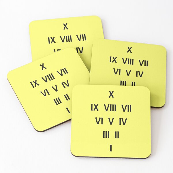 Item preview, Roman Numerals Pastel Yellow Ryu4hd designed and sold by I-4hd.