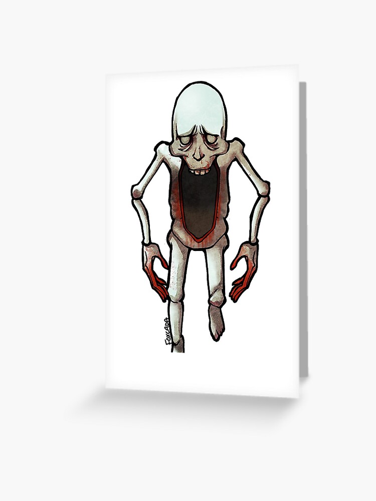 SCP-173 Chibi Greeting Card for Sale by Foxcada