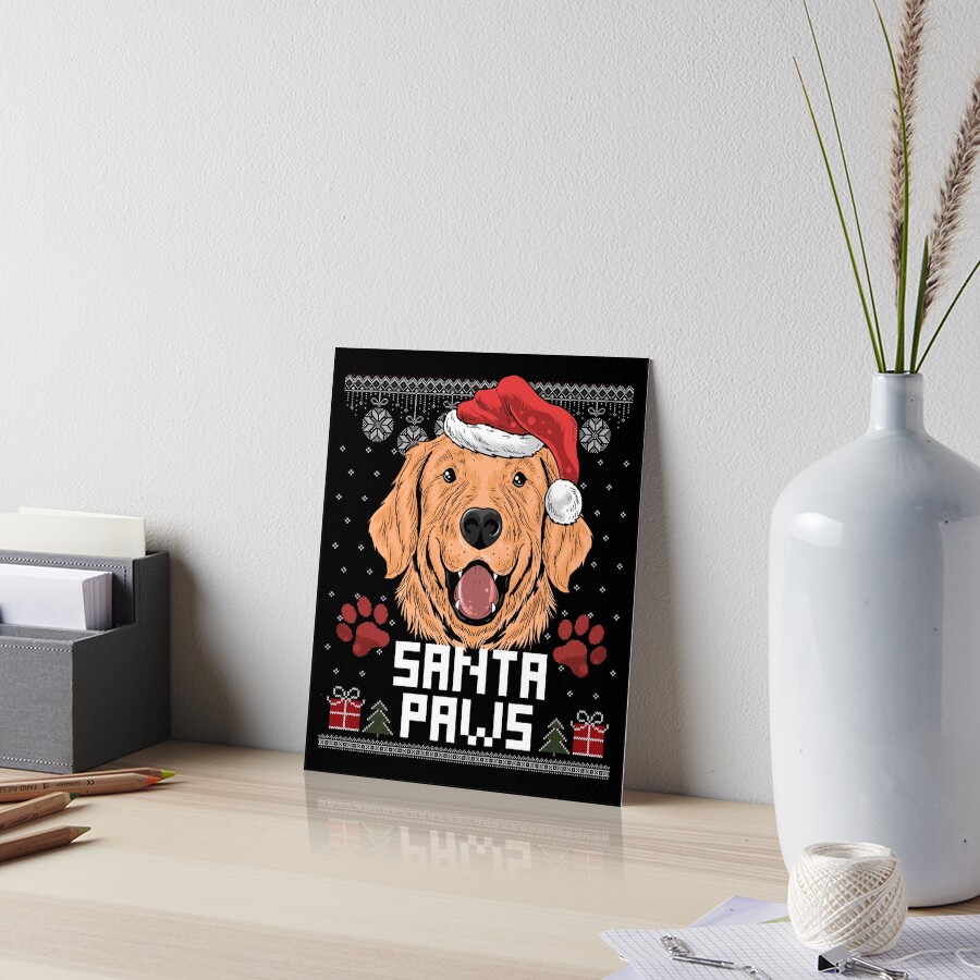 ugly christmas sweater golden retriever