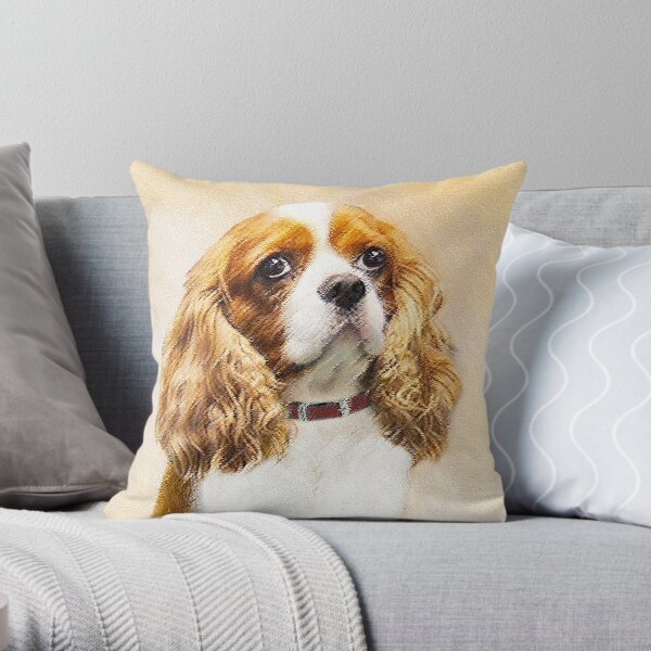 Cavalier King Charles Spaniel Throw Pillow