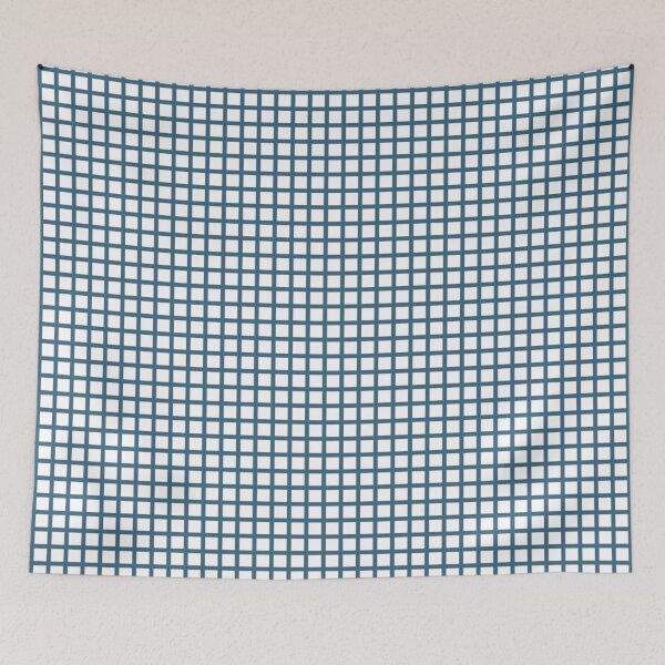 Item preview, Blue and White Small Square Pattern designed and sold by Poetic Patterns Studio.