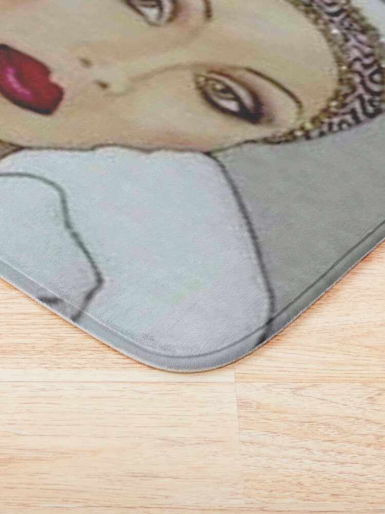 Alternate view of FLAPPER WORLD : Vintage 1929 Fashion Magazine Advertising Print Bath Mat