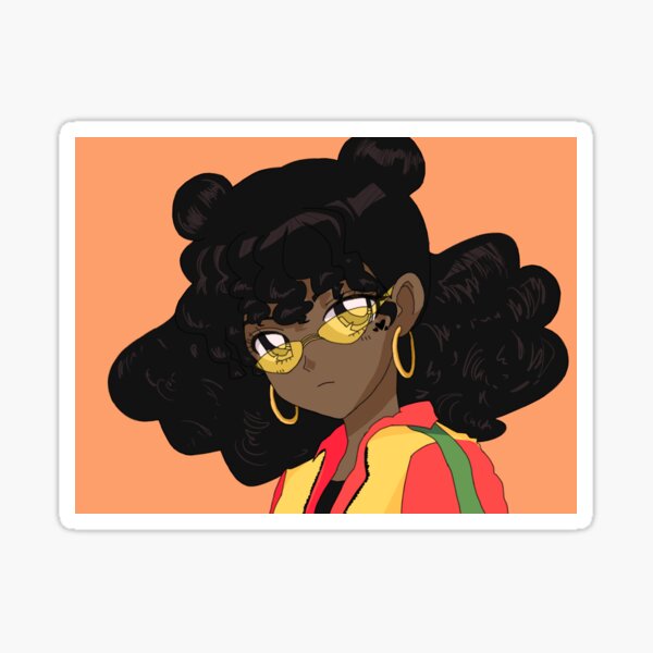 Black Anime girl by Feedmyhabit on DeviantArt