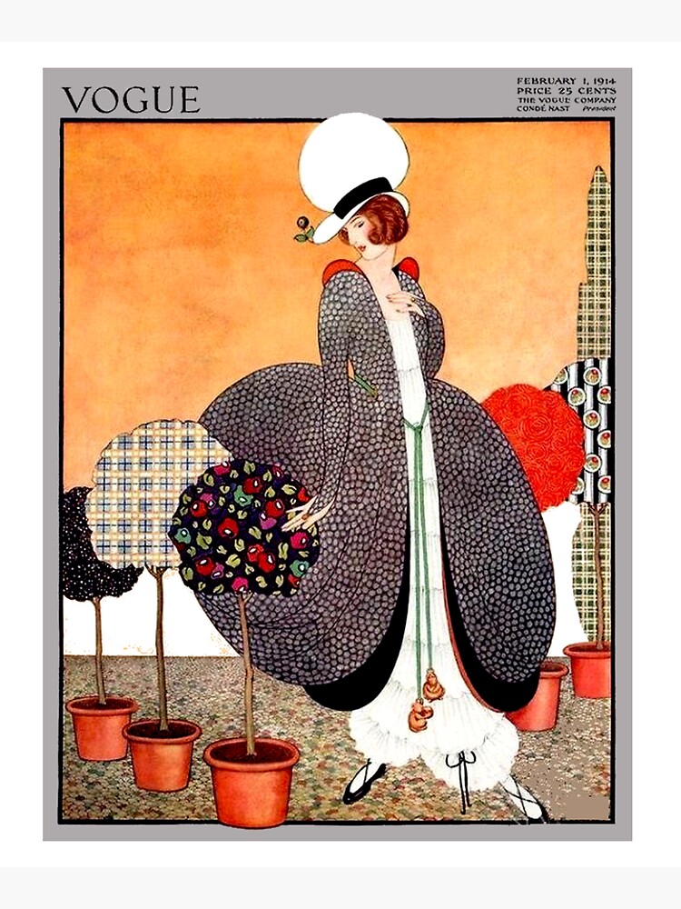 VOGUE : Vintage 1914 Magazine Advertising Print by posterbobs