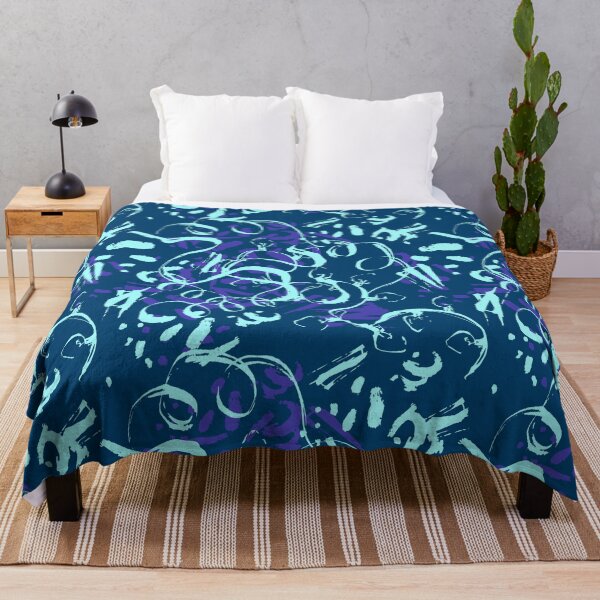 Item preview, Bright abstract pattern with ribbons and Christmas lights designed and sold by bokasin.