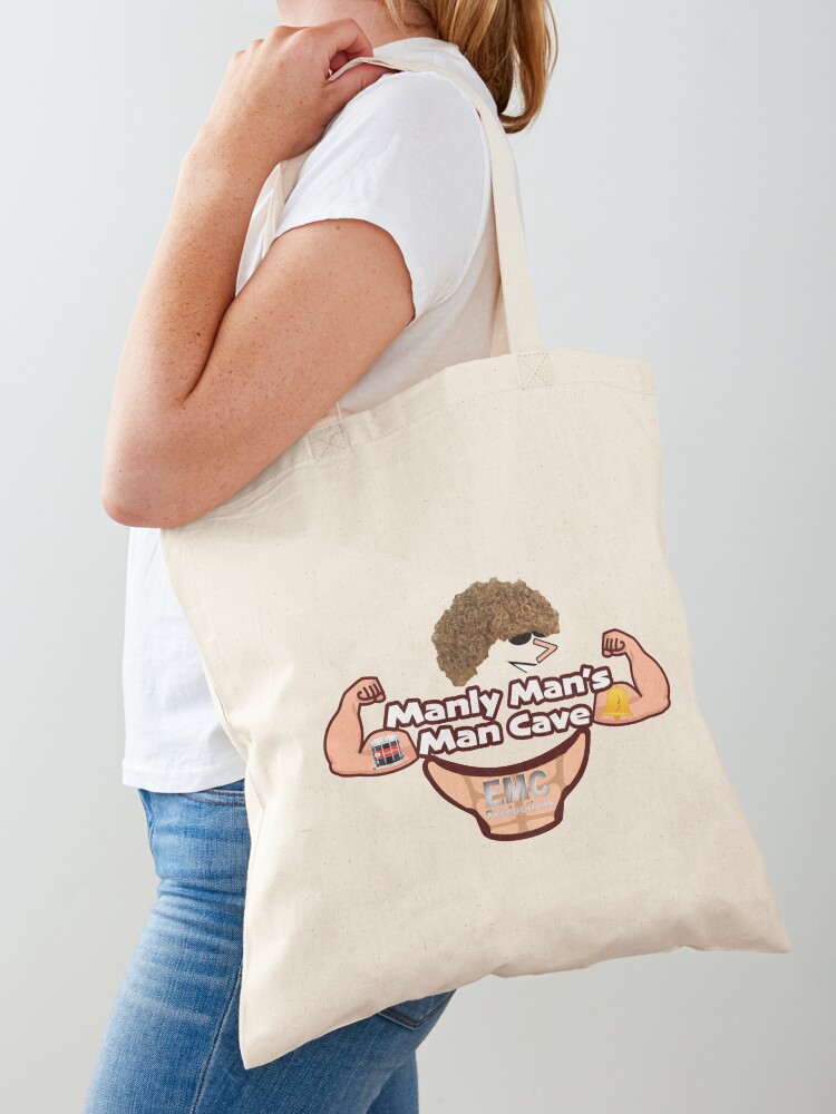 manly tote bag