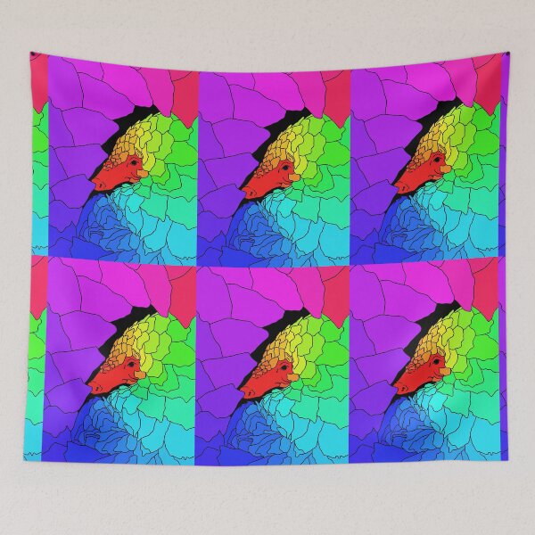 Item preview, Rainbow Pangolin designed and sold by TinkerandBone.