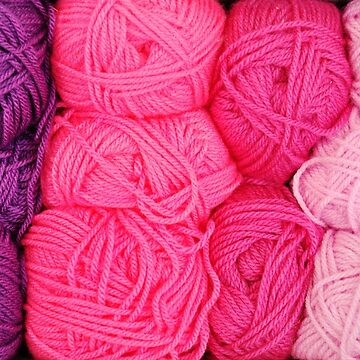 Hot Pink Yarn  Art Board Print for Sale by newburyboutique