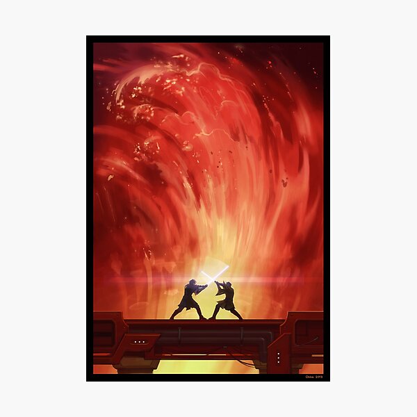 Epic duel Photographic Print