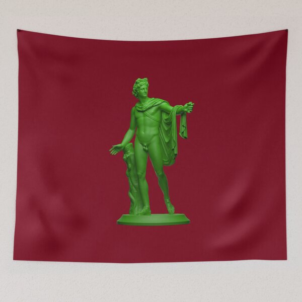 Item preview, Apollo Belvedere - LOARTZ Sculpture - Green designed and sold by URBANCRAFTee.