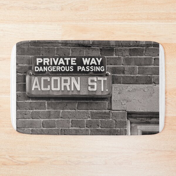 Item preview, Acorn Street Sign B+W designed and sold by Gerard Fornarotto.